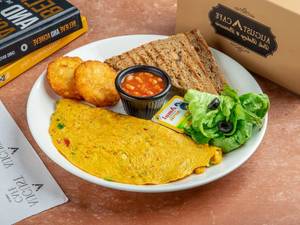 Jain Chickpea Masala Omelette