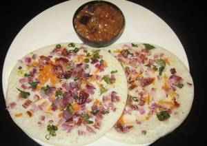 Onion Tomato Uttapam