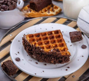 Triple Chocolate Waffle