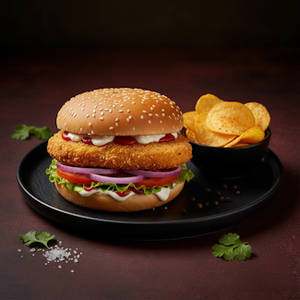 Crispy Paneer Burger
