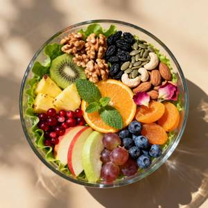 Exotic Fruit Nut Salad
