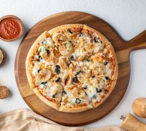Creamy Mushroom Veggies Pizza