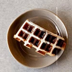 Almond cocoa butter waffle