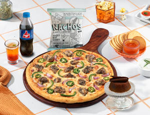 Chicken Heatwave Pizza [7" Regular] + Nachos + ...