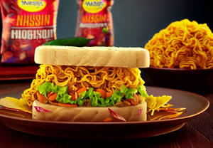VEG MAGGI SANDWICH