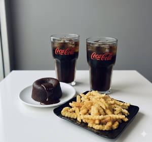 Add 1 Fries + 1 Choco Lava + 2 Coke (save upto 10%)