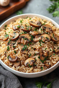 Mushroom - Rice Combo
