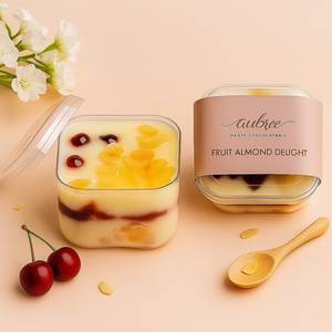 Fruit Almond Delight Cheese Cake Jar [1Pc]
