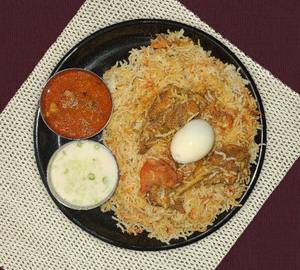 Chicken biriyani special odia dum half