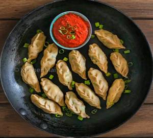 Chicken steam momos [7 pieces]