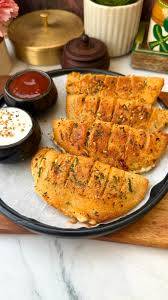 Stuffed garlic bread