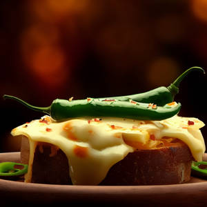 OPEN CHILLI CHEESE TOAST