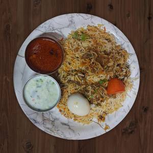 Mutton biriyani half