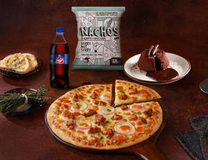 Smoky Chicken Pizza [10" Large] + Chocolava