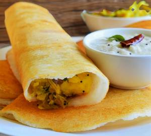 Masala Dosa With Chutney Only