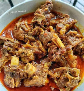 Desi Mutton + Steam Rice