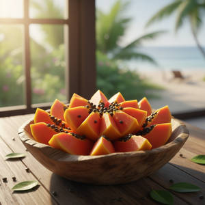 Tropical Papaya Bowl