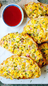 Cheese Corn Toast
