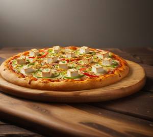 Capsicum Paneer Pizza (6 Inch)