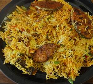 Fish biryani