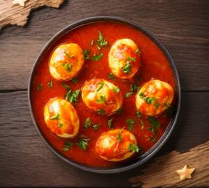 (3)  Egg Dry Fish Curry