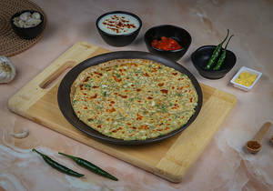 2 Whole Wheat Chilly Garlic Paratha