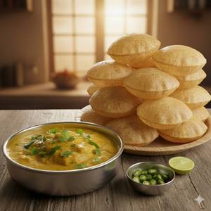 10 poori with jeera aloo