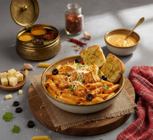 Paneer Makhani Pasta