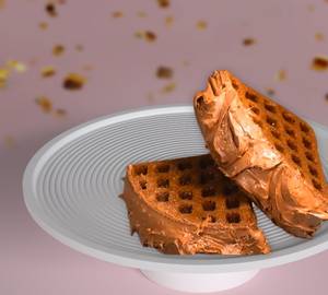 Belgium Chocolate With Sparkling Blue Mojito