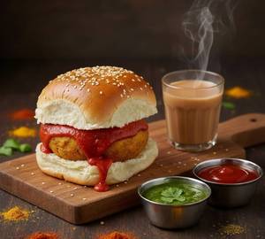 Schezwan vadapav 