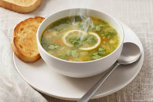 Lemon Coriander Soup