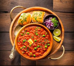 Butter Pav Bhaji (2 Pav)