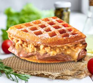 Butterscotch Nutty Waffle