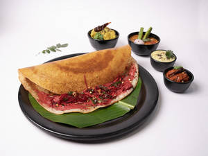 Beetroot Masala Dosa