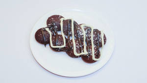 Double Chocolate Mini Pancakes  (8 Pieces)
