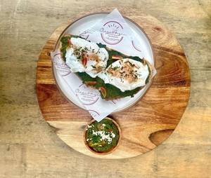 Basil Pesto Toast - Egg