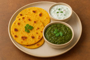 Saag Makki Di Roti Thali