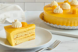 Eggless Mango Pastry