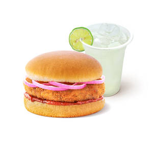 Aloo Tikki Masti Burger + Drink Combo