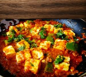 Kadhai Paneer Without Onion Garlic ( full plate )