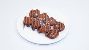 Classic Chocolate Milk Mini Pancakes  (8 Pieces)