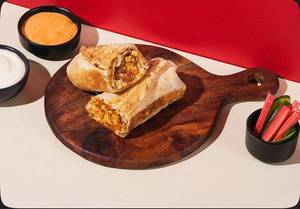 Jerk style chicken shawarma