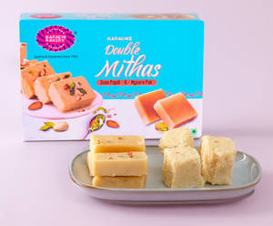 Double Mithas (soan Papdi & Mysore Pak) 400g