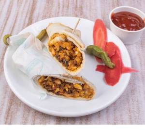 Peri peri only chicken cheese shawarma