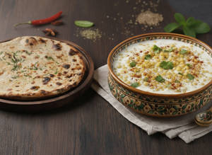 Stuffed Paratha with Raita