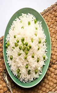 Steamed Matar Pulao