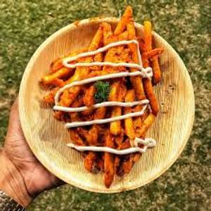 Schezwan with cheesy fries