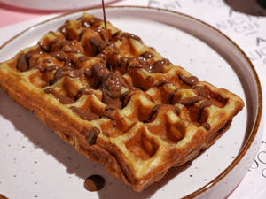 Just Nutella Waffle [1 piece]