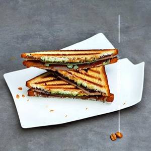 Peanut nutella sandwich