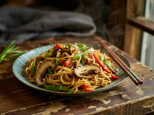 Mushroom Noodles